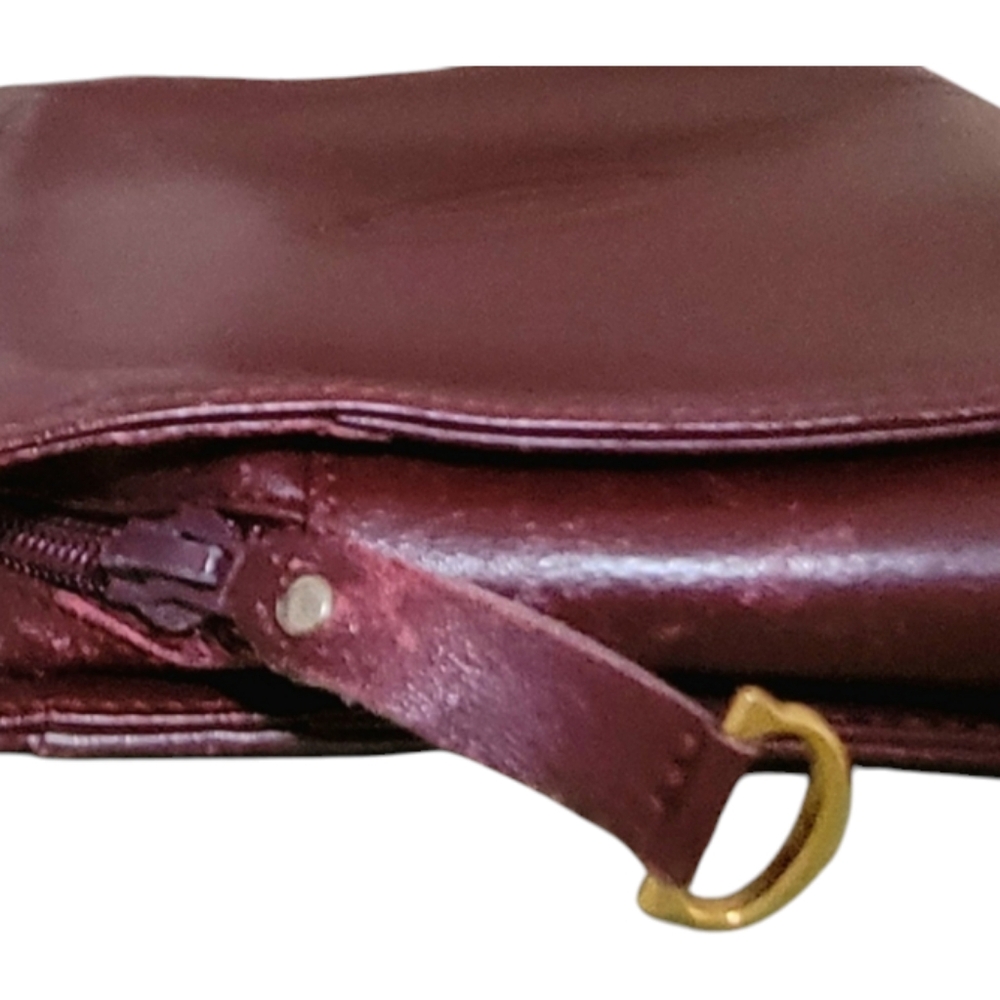 Purse. Clutch bag. Vintage Cartier leather - Picture 3 of 10